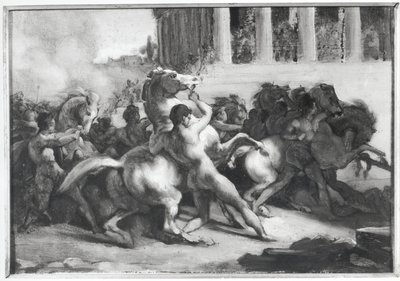 研究野蛮人马的种族 作者 西奥多·杰里科（Theodore Gericault）