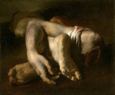 脚和手的研究，c.1818-19 作者 西奥多·杰里科（Theodore Gericault）