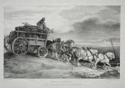《煤炭旅行车》，1821年。 作者 西奥多·杰里科（Theodore Gericault）