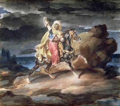 The Giaour，约1822-23年 作者 西奥多·杰里科（Theodore Gericault）