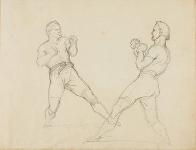 两名拳击手对打 作者 西奥多·杰里科（Theodore Gericault）