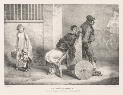 从生活和石头上汲取的各种主题：一位狂热的女人，1821年。 作者 西奥多·杰里科（Theodore Gericault）