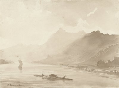 莱茵河景观 作者 西奥多·古丁