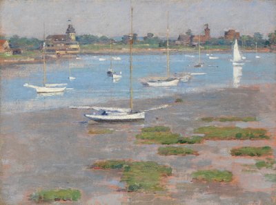 退潮，河滨游艇俱乐部，1894年。 作者 西奥多·罗宾逊