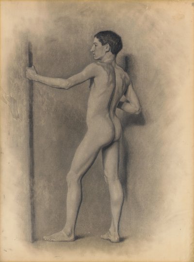 男性人物研究，1875年 作者 西奥多·罗宾逊