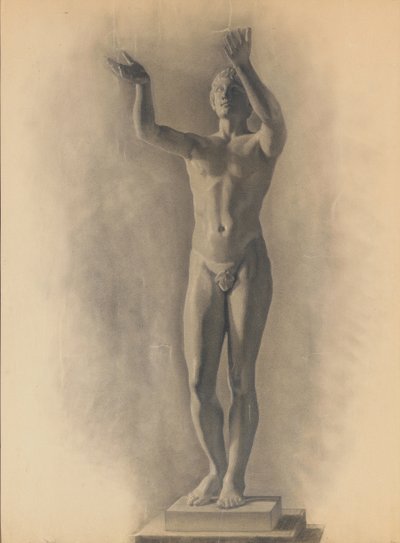 男性人物研究，1875年 作者 西奥多·罗宾逊