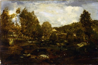 蒂法格山谷 作者 Pierre Etienne Theodore Rousseau