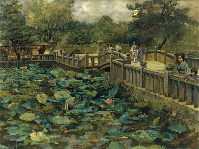 东京芝池莲花池 作者 西奥多·沃尔斯