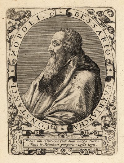 Basilios Bessarion，君士坦丁堡的牧首。 作者 西奥多·德布瑞