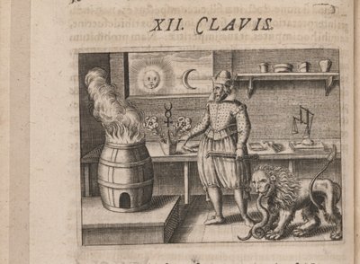 插图Tripvs avrevs，也就是三个最选择..部分化学家，1618 作者 西奥多·德布瑞