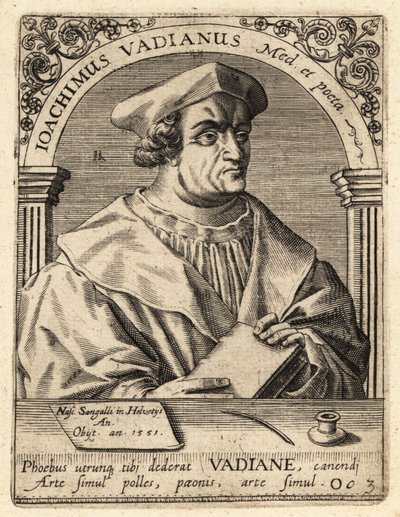 Joachim von Watt, 瑞士人文主义者 作者 西奥多·德布瑞