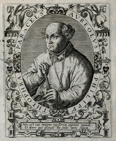 Philippus Theophrastus Aureolus Bombastus von Hohenheim Paracelsus，1645年。 作者 西奥多·德布瑞