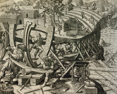 西奥多·德·布赖 (1528-1598) 出自美国历史的西班牙海员建造的帆船 作者 西奥多·德布瑞