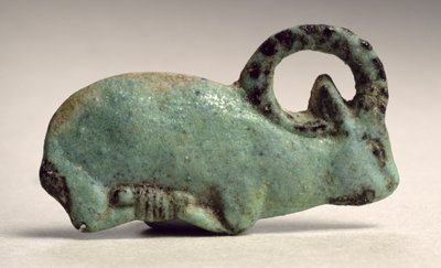 桁架的ibex粉底沉积物（彩陶） 作者 Third Intermediate Period Egyptian