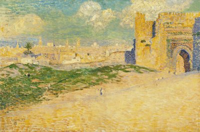 摩洛哥梅克内斯的曼苏尔门 作者 范·雷塞尔伯格（Théovan Rysselberghe）