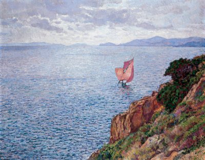 红帆 作者 范·雷塞尔伯格（Théovan Rysselberghe）