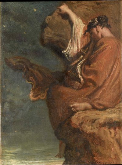 萨福（Sappho），1849年。 作者 蒂奥多·切塞留