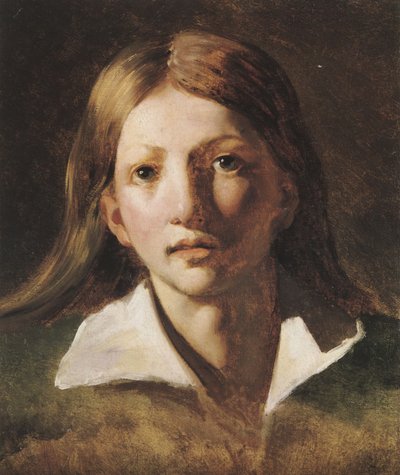 青年肖像研究 作者 西奥多·杰里科（Theodore Gericault）