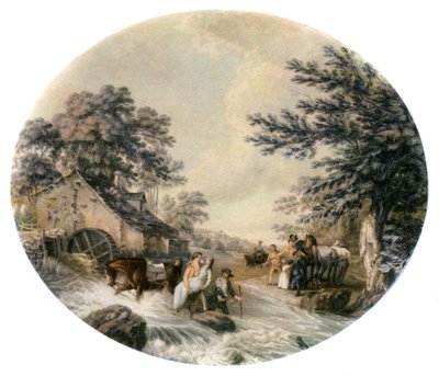 奥利弗-戈德史密斯（Oliver Goldsmith）的《韦克菲尔德的牧师》，托马斯-赫恩（Thomas Hearne）的插图。 作者 托马斯（继）赫恩