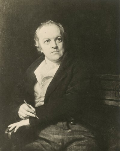 William Blake, English poet and artist (litho) 作者 托马斯（后）菲利普斯（Phillips）