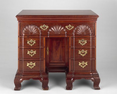 局表c。 1773-1783年（桃花心木，东部白松，栗子，软枫木和黄杨树） 作者 托马斯（attr.to）斯宾塞