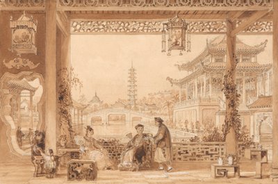 北京官房的露台 作者 托马斯·阿隆