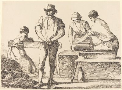 瓦匠，1803年。 作者 托马斯·巴克