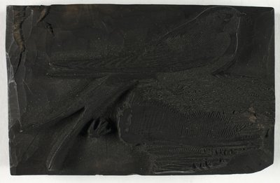 燕子》木刻版画，选自《英国鸟类史 作者 托马斯·贝威克