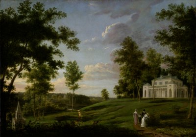 Sedgeley公园的东南景观，James Cowles Fisher, Esq.的乡村住所，约1819年。 作者 托马斯·伯奇