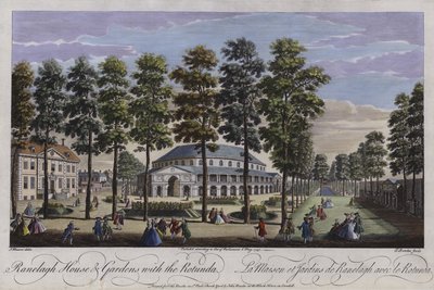 Ranelagh House and Gardens with the Rotunda，London，1745 作者 Thomas Bowles
