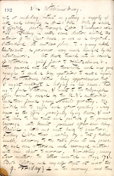 托马斯-巴特勒-冈恩日记--第19卷，第222页，1862年5月8日 作者 托马斯·巴特勒·冈恩