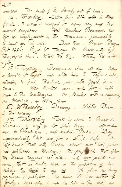 托马斯-巴特勒-冈恩日记--第8卷，第27页，1856年7月13日至17日 作者 Thomas Butler Gunn