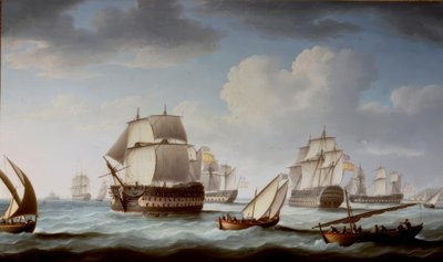 特拉法加战役 作者 托马斯·巴特沃斯（Thomas Buttersworth）