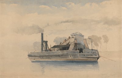 特威克纳姆的挖泥船，1874 年 9 月 22 日 作者 托马斯·查尔斯·李森·罗伯特汉姆