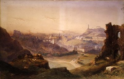 索尔兹伯里峭壁的爱丁堡 作者 Thomas Charles Leeson Rowbotham