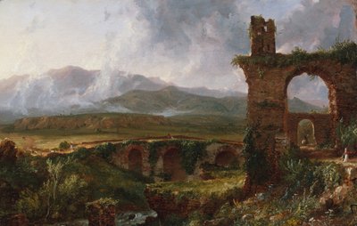 蒂沃利早晨附近的一景，1832年。 作者 托马斯·科尔