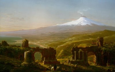 陶尔米纳的埃特纳火山 作者 托马斯·科尔
