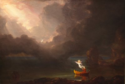生命的航程：老年》，1842年。 作者 托马斯·科尔