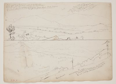 奥西皮山景；远山景色 作者 托马斯·科尔