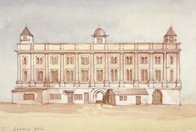 伦敦市Leadenhall，1850年 作者 托马斯·科尔曼·迪布丁
