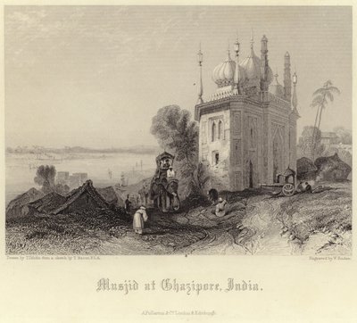 Ghazipore的Musjid 作者 托马斯·科尔曼·迪布丁