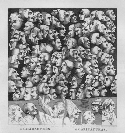 人物与漫画，1807年，1827年。 作者 托马斯库克