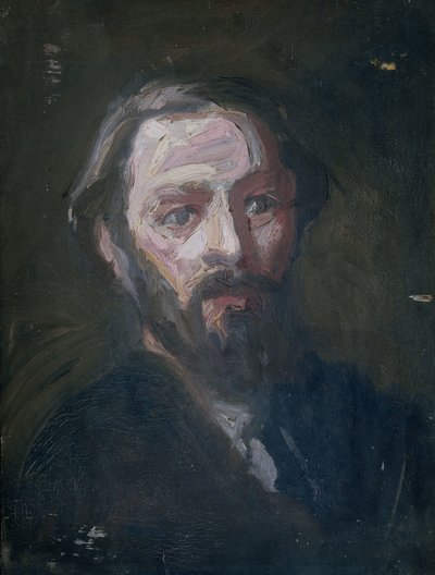 雕塑家皮尔·潘德 (Pier Pander) 的肖像（1864-1919） 作者 托马斯酷