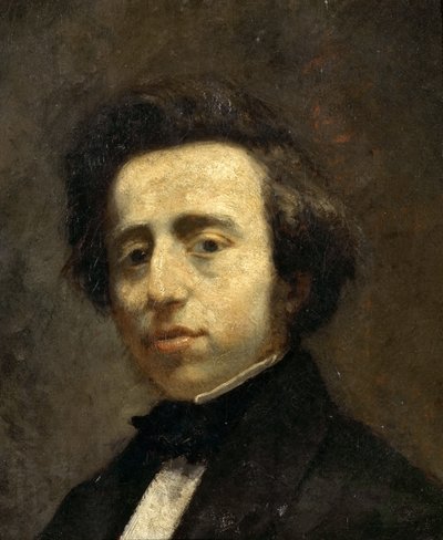 肖邦的肖像 作者 托马斯·库蒂（Thomas Couture）
