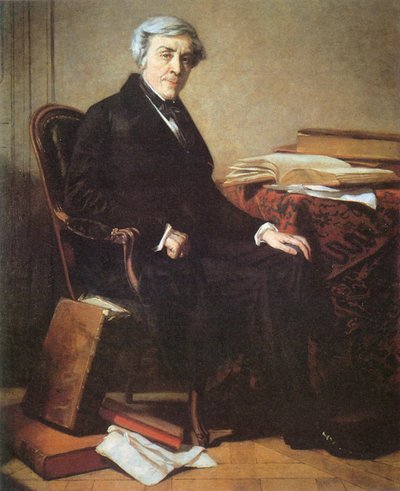 儒勒-米歇莱（1798-1874 年）肖像 作者 托马斯·库蒂（Thomas Couture）