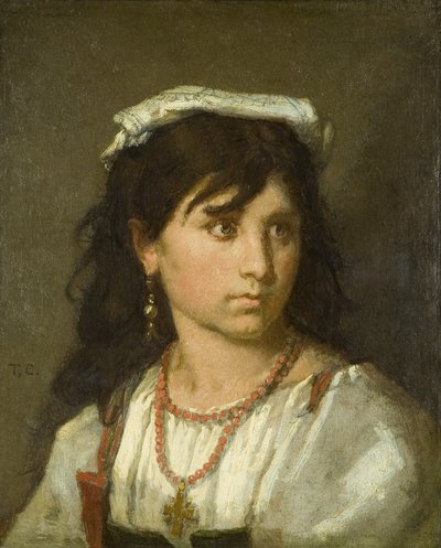 年轻的意大利女孩 作者 托马斯·库蒂（Thomas Couture）