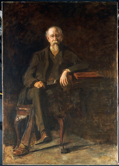 威廉·汤普森博士的肖像，约1907年 作者 Thomas Cowperthwait Eakins