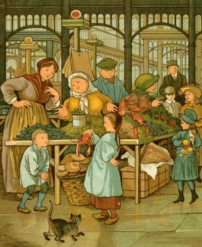 Paris covered market 作者 托马斯·克莱恩（Thomas Crane）