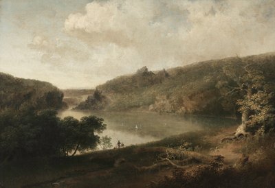 湖景c。 1830年代。 作者 托马斯·多蒂