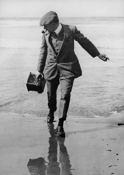 1910年比亚里茨的Thomas E. Grant 作者 托马斯E.